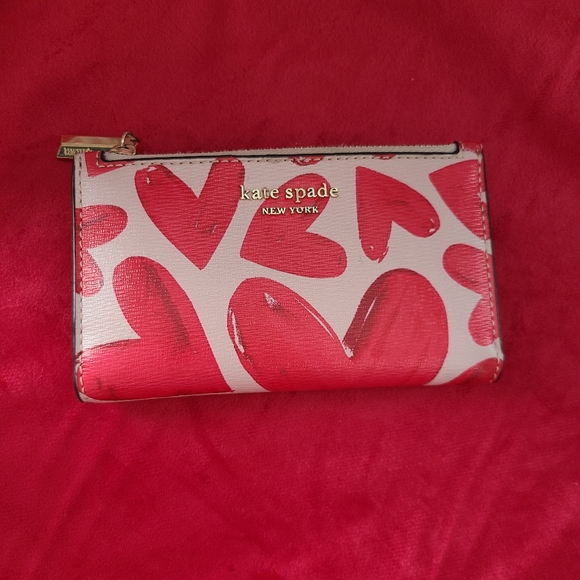 Kate Spade β€ Heart Wallet Red & Pink - Picture 15 of 15